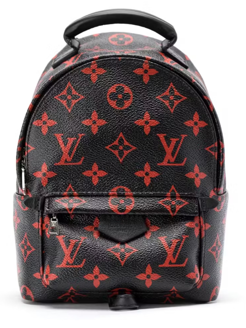 Louis Vuitton Black & Red Monogram Mini Backpack